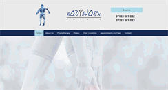 Desktop Screenshot of bodyworxphysio.co.uk